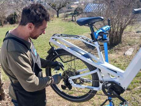 la mécanique vélo en roue libre