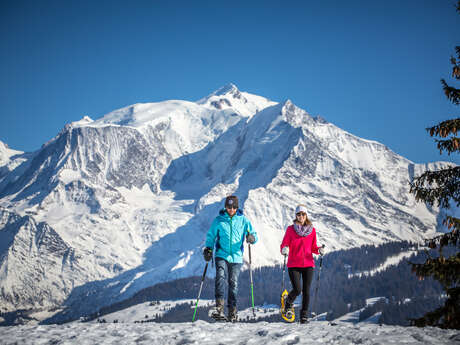 Snowshoeing itinerary : Megève