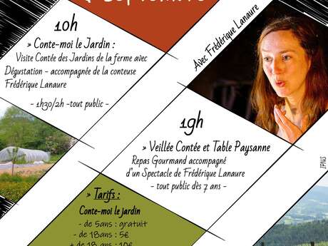 Visite contée des jardin de la ferme du Croque Jardin - Croques culture