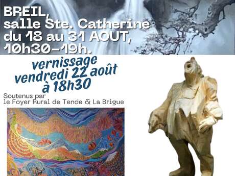 Mostra di dipinti e sculture di Eloïse Belliard, Christine Piquet & Jean-Noël Fessy Mostra di dipinti e sculture di Eloïse Belliard, Christine Piquet & Jean-Noël Fessy