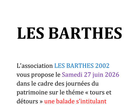 Balade "mémoire de crue"