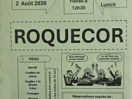 Repas de chasse à Roquecor