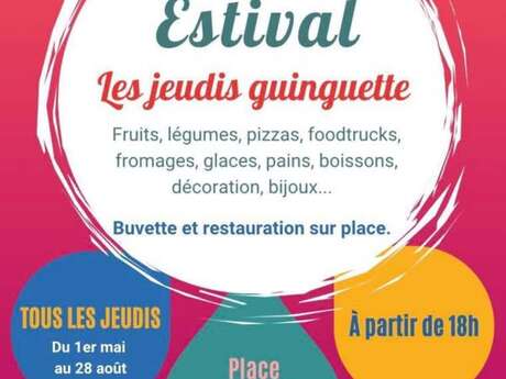 Zomermarkt van Séguret