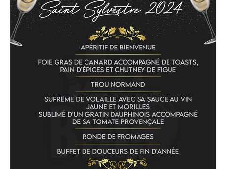 Bresse Bowling Loisirs : Menu de la Saint-Sylvestre 2024