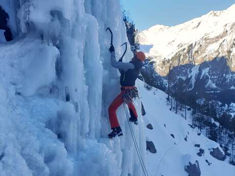 Escalade sur glace