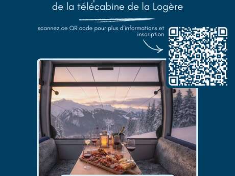 Evening aperitif in the cable car