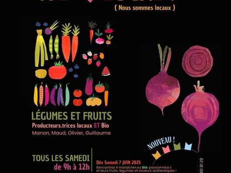 Vente de produits locaux bio