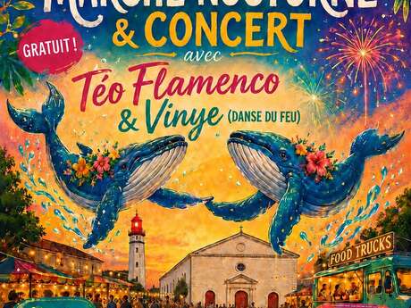 Night market - Concert by Téo Flamenco