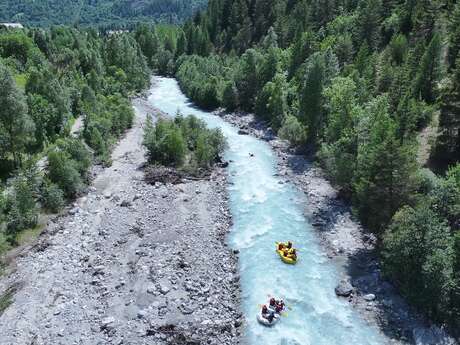 Rafting découverte à sportif sur les rivières des Écrins