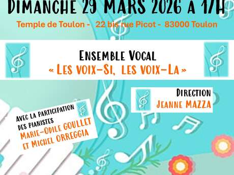 Concert - "Les Voix-Si, Les Voix-La" vocal ensemble