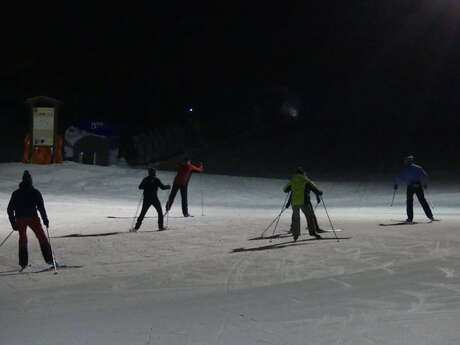 Night skiing