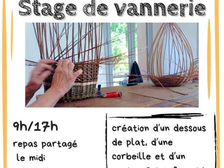 Stage de vannerie à La Nacelle