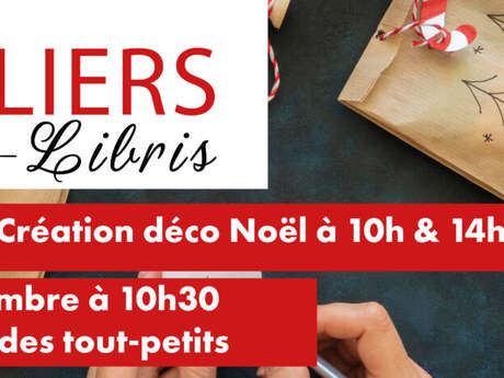 Ateliers des tout-petits sur la thématique de Noël