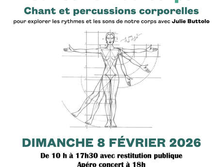 Stage de Musique Le corps en voix ou les voix du corps avec Julie Buttolo et Concert de restitution au Salon de Musique