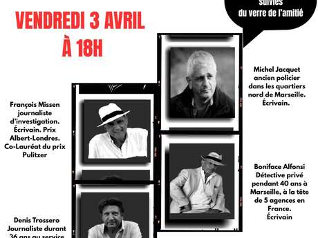 Séance dédicace, conférence : Denis Trossero, François Missen, Michel Jacquet, Boniface Alfonsi