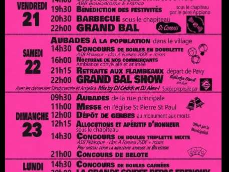 Fête patronale St Pierre St Paul