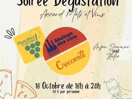 Accord mets Italien & vins Anjou et Saumur