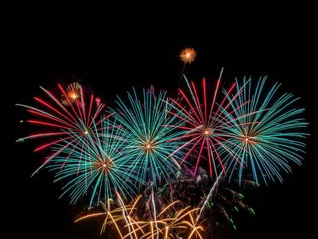 Feu d'artifice du 15 août à Grimaud