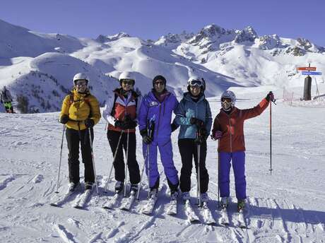 Cours collectifs ski / snowboard adultes