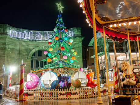 Les allées de Noël et bulles magiques