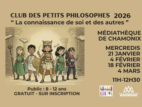 Atelier : Le club des petits philosophes