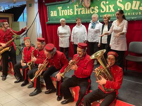 Espectáculo - La Guinguette Sérieuse, Au Trois Francs Six Sous Espectáculo - La Guinguette Sérieuse, Au Trois Francs Six Sous