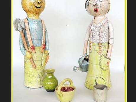 Atelier de poterie avec Isabelle Guilbert