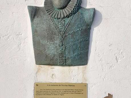 Medallón de Nicolas Martiau