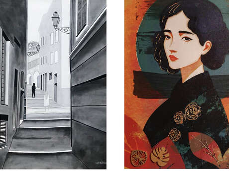 Exposition de peinture Sandy Ardisonne et Laetitia Infantino