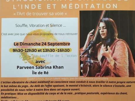 Stage chants sacrés de l'Inde et méditation Stage chants sacrés de l'Inde et méditation