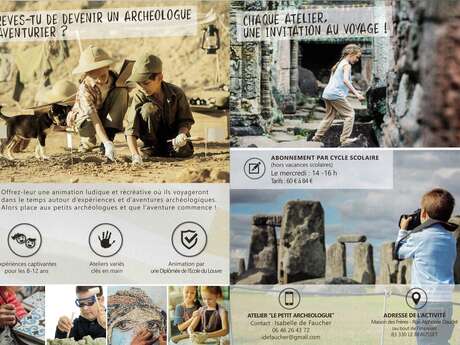 Atelier d'archéologie "Le petit archéologue"