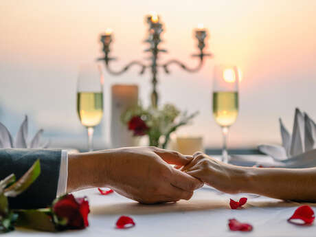 Dîner de la Saint-Valentin au Domaine de Divonne