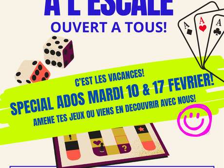 Soirée jeux - Spéciale ados