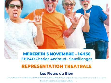 ANNULE - Représentation théâtrale "Les fleurs du bien"