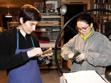 Atelier de gravure en taille-douce de Chamonix