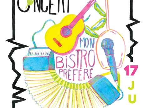 Apéro-Concert at the Rivedoux-Plage market.