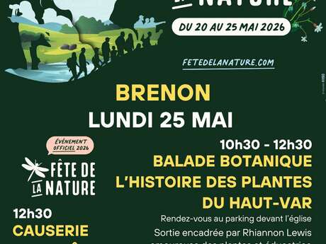 Balade botanique :  L'histoire des plantes du Haut-Var