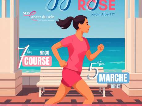 Jogging Rose et Marche Rose