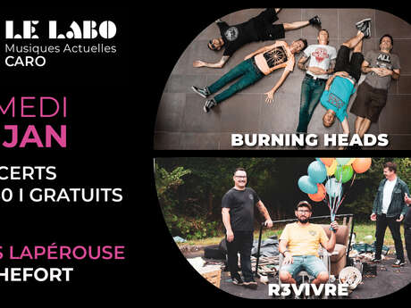 Concert : Burning Heards / R3vivre
