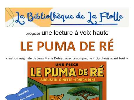 Lecture à voix haute - Le Puma de Ré