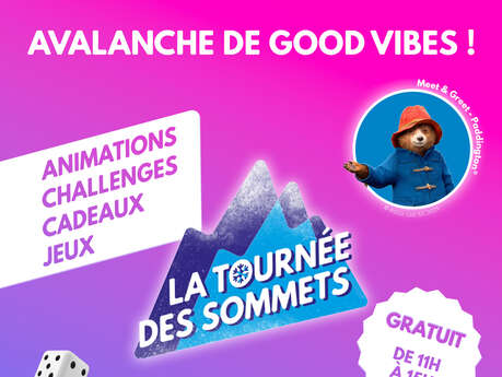 La Tournée des Sommets sur le domaine skiable