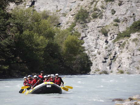 Descente raft sur la Durance