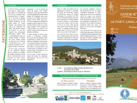 GR 965 Sur les pas des Huguenots - étape 1 : Le Poët Laval - Dieulefit