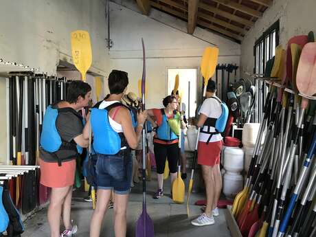 Descente en canoë sur la Sorgue avec le CCKI