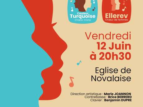 Concert des chœurs Couleur Turquoise et Ellerev