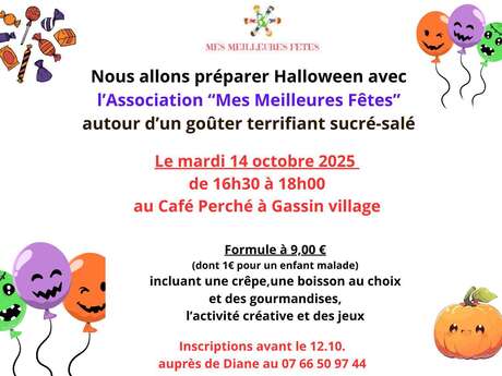 Gouter terrifiant d'Halloween au Café Perché
