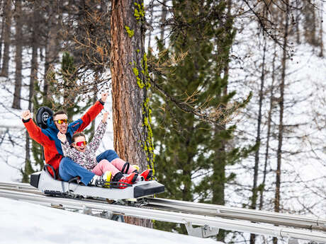 A taste of the Caribou luge
