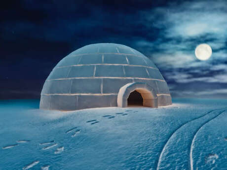 Randonnée en raquettes : Apéro sous igloo avec produits locaux