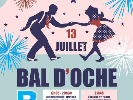 Oche bal en vuurwerk