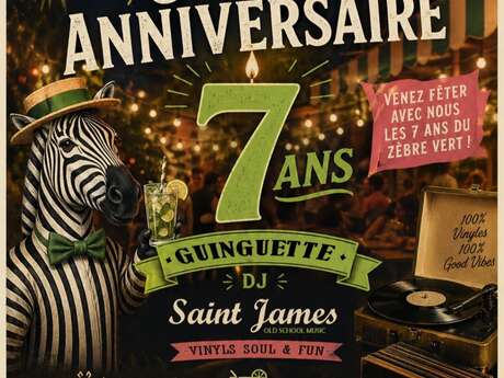 Soirée anniversaire : Les 7 ans du restaurant Le Zébre Vert